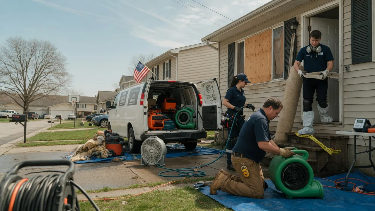 Water Damage Restoration in Davis, IL near me